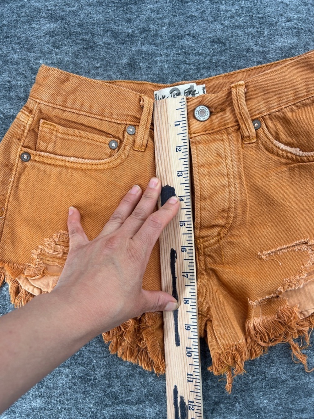 Free People We The Free Women’s Loving Good Vibrations Shorts Size 24 - Picture 7 of 8